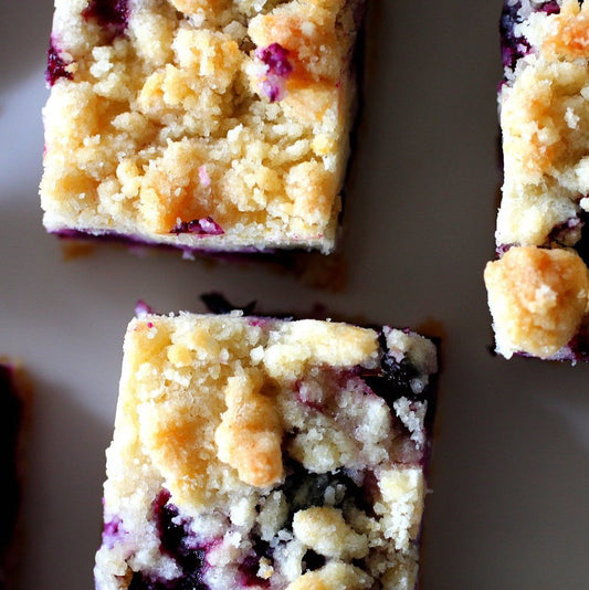 Blueberry Crumb Bars inspired by Smitten Kitchen